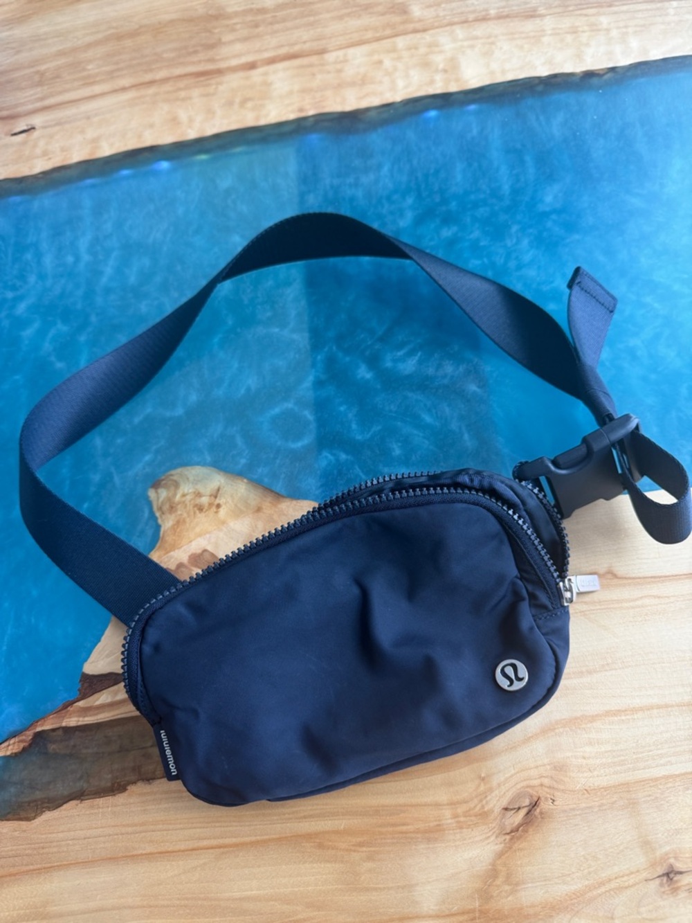 lululemon Navy Blue Compact Belt Bag